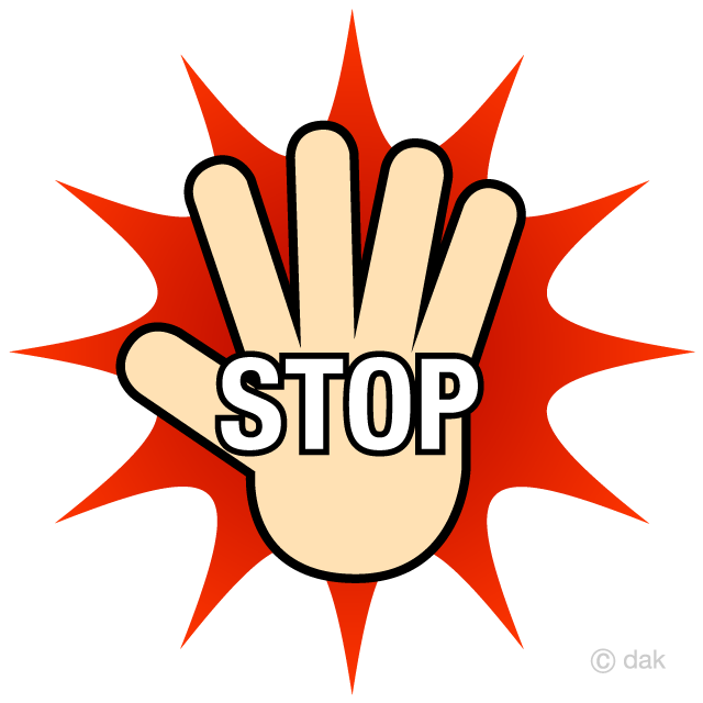 Stop hand gesture.ai Royalty Free Stock SVG Vector and Clip Art