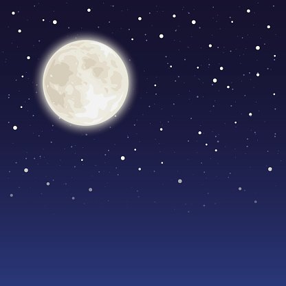 Nighttime Clouds Stock Illustrations – 1,785 Nighttime Clouds 
