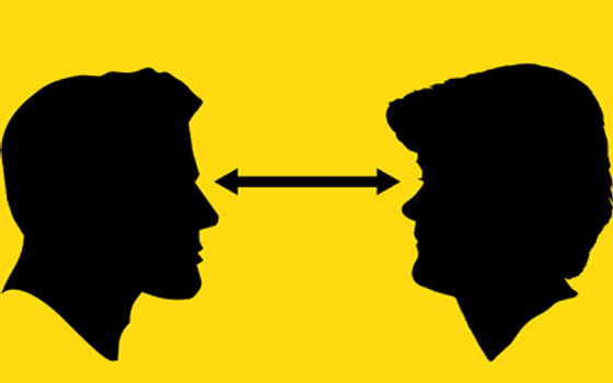 eye contact clipart