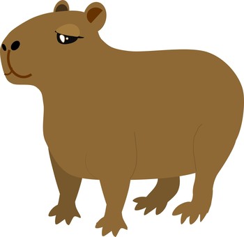 Cute Cartoon Capybara Sticker Clipart AI Generated 23828803 PNG - Clip ...