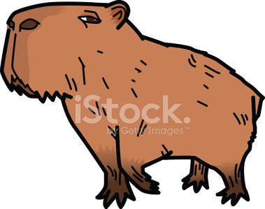 capybara clipart