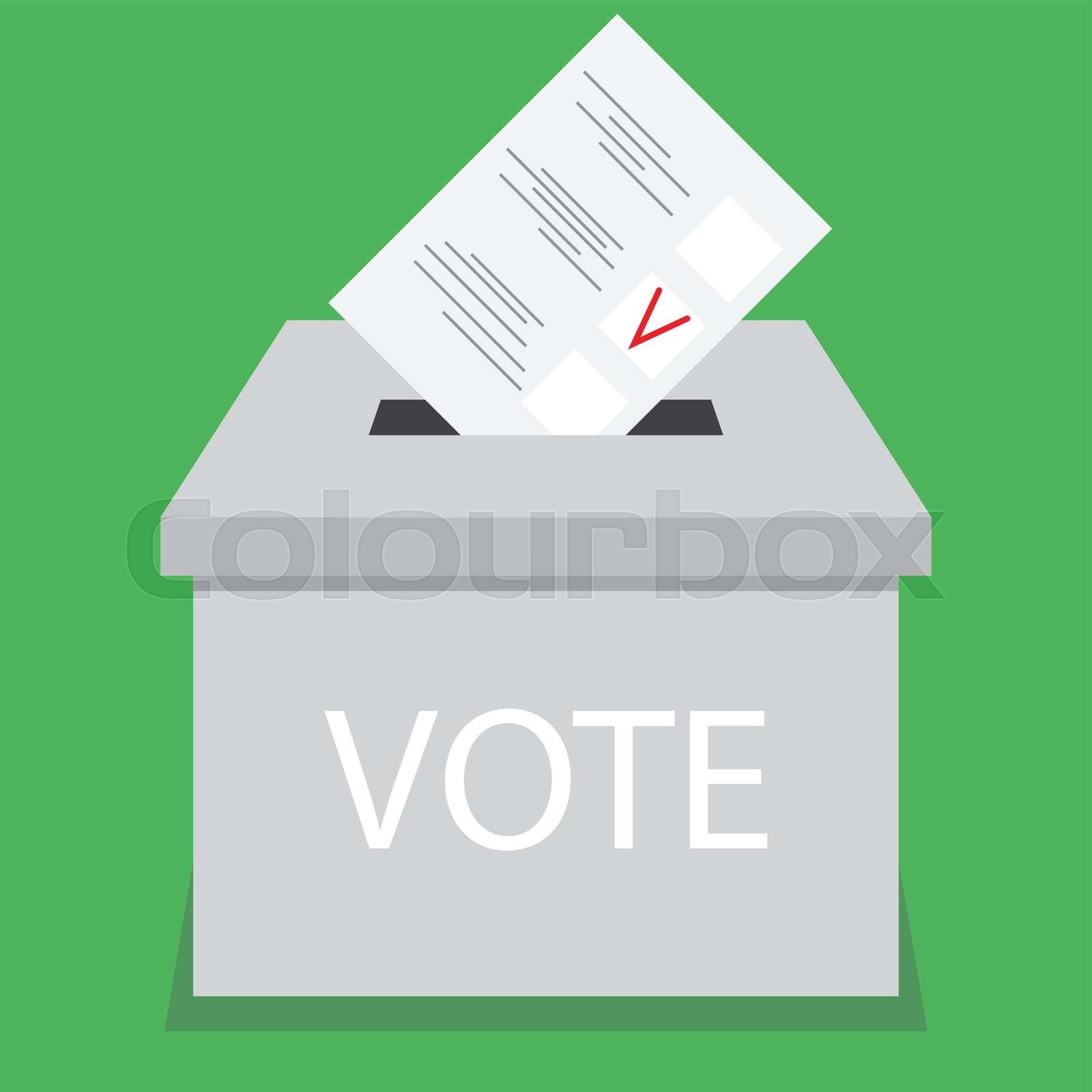 ballot box clipart