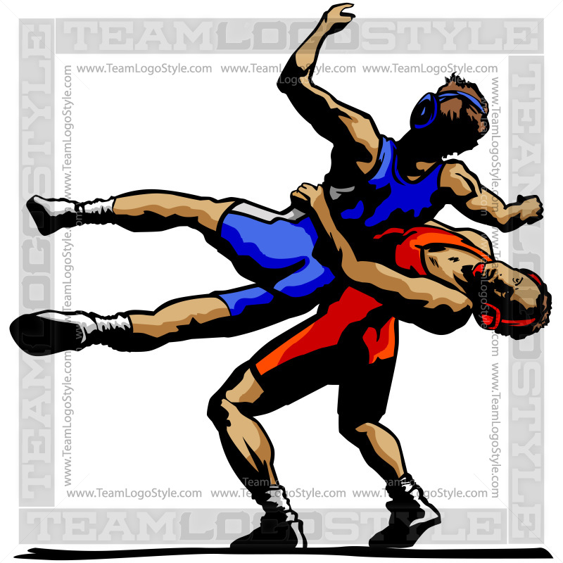 wrestling clipart