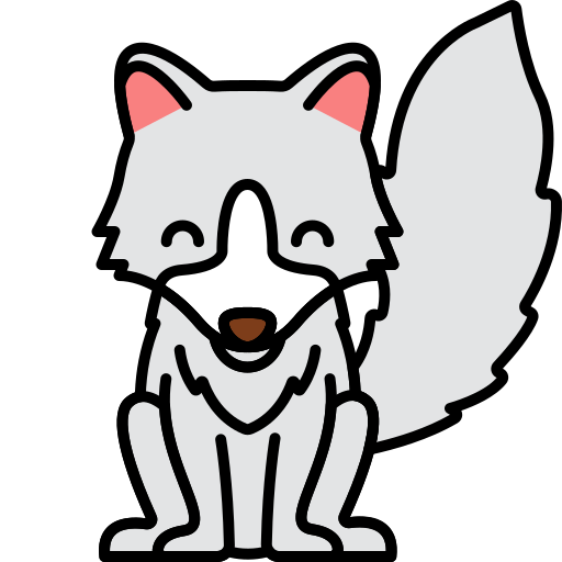 arctic fox clipart