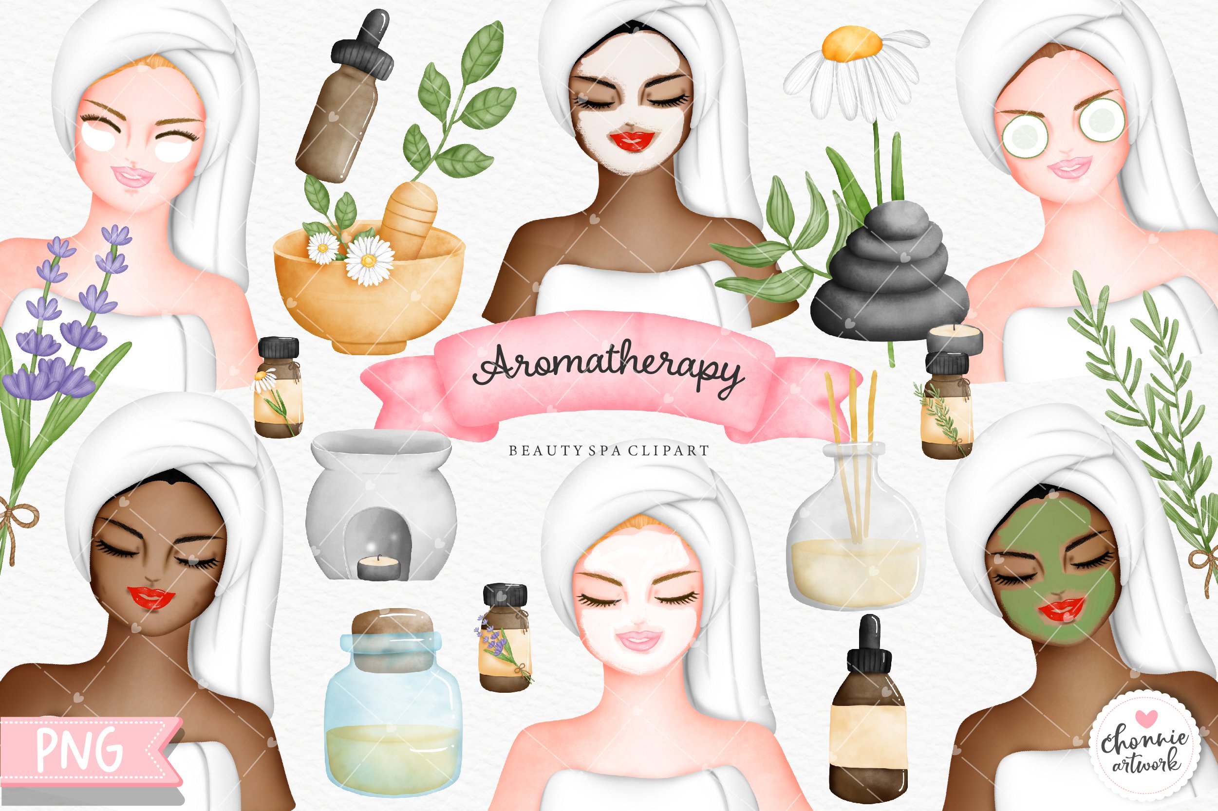 spa day clipart