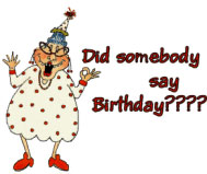 free birthday clipart for woman