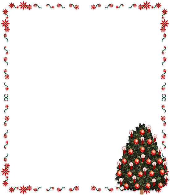free christmas borders clipart