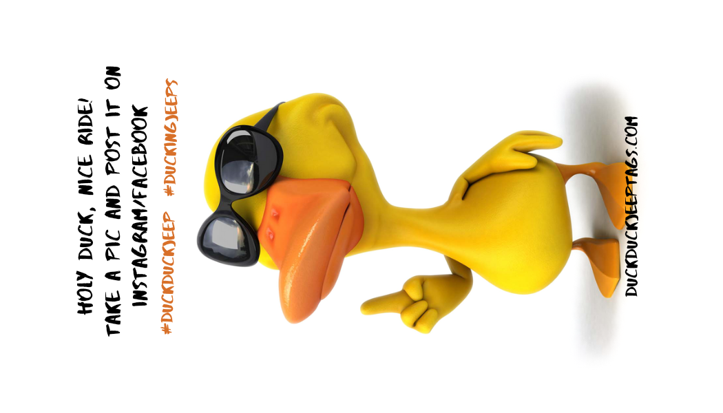 Duck Duck Jeep Stickers for Sale | Redbubble - Clip Art Library