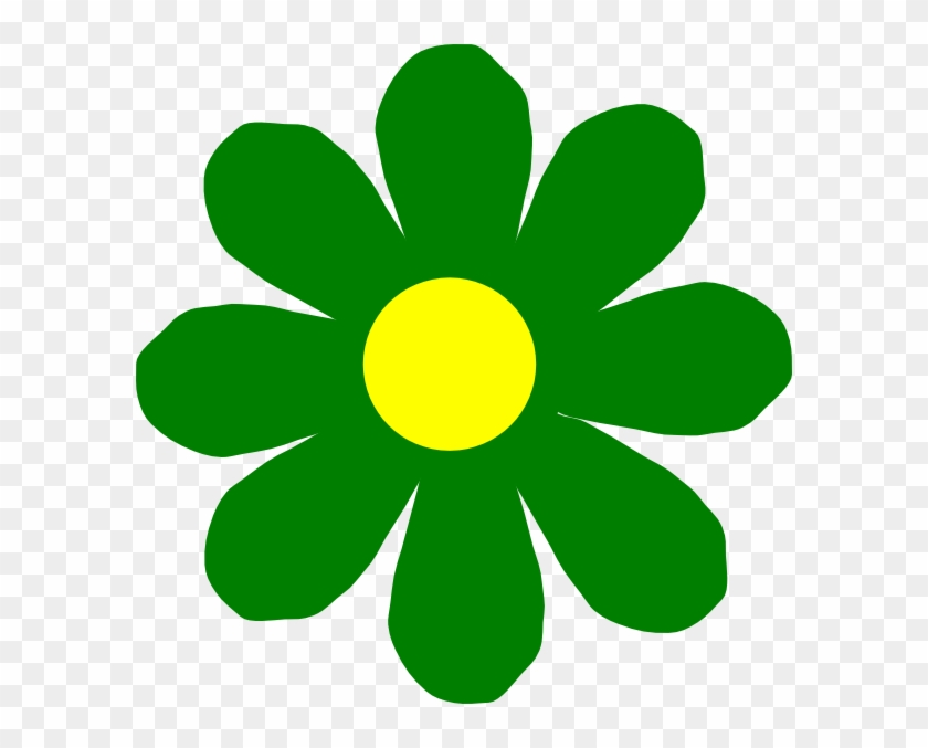 green flower clipart