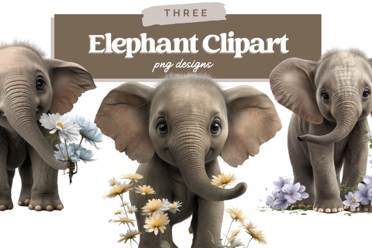 elephant clipart easy