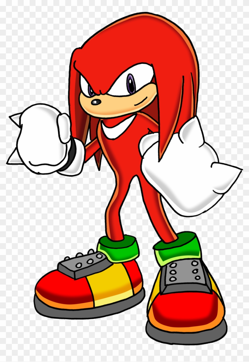 Knuckles Sonic the Hedgehog Clipart Image Png for Printer - Etsy ...