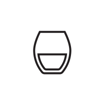 stemless wine glass clipart