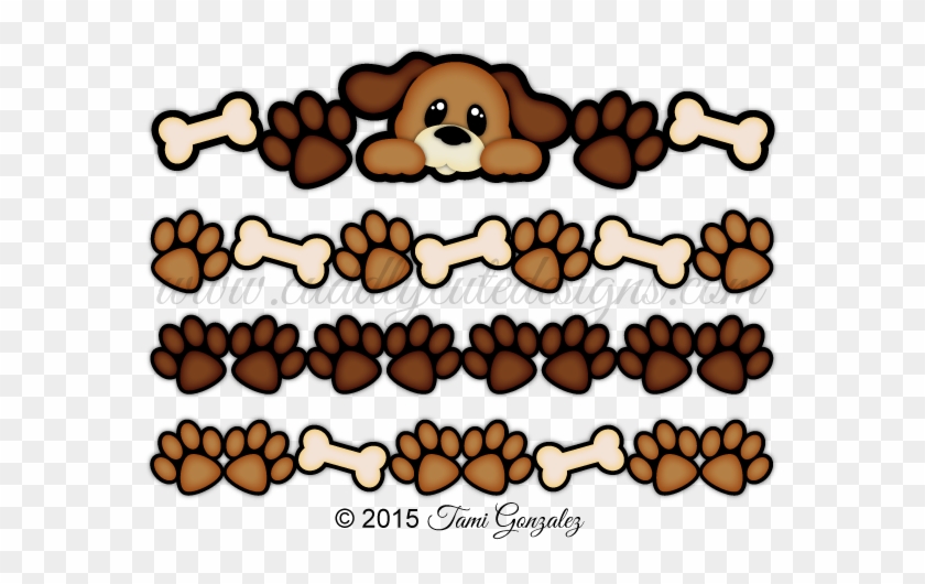 Dog Dogs Cat Cats Pet Square Frame Border Love Paw Print Puppy Pup 