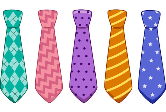 Necktie clip art cartoon Royalty Free Vector Image - Clip Art Library