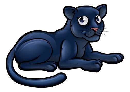cute panther clipart