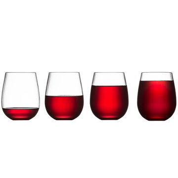 stemless wine glass clipart