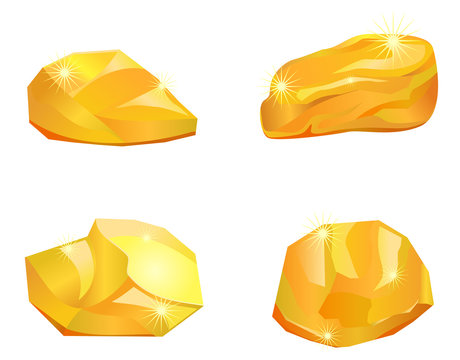 Gold Nugget Vector Art, Icons, and Graphics for Free Download - Clip ...