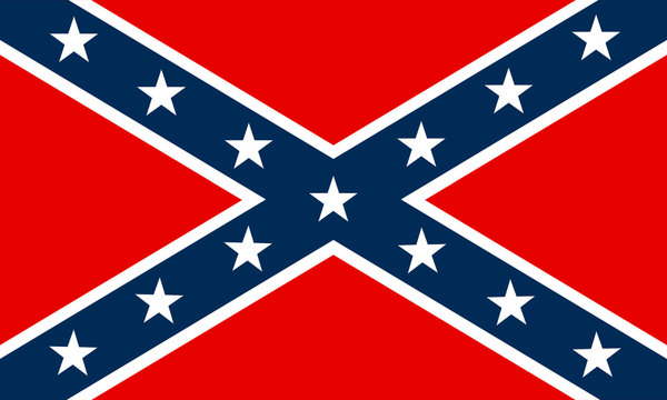 Confederate flag 3.eps Royalty Free Stock SVG Vector