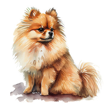 pomeranian clipart