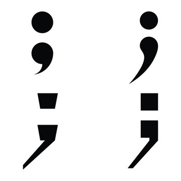 semicolon clipart