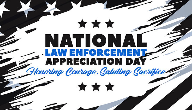 11 Law Enforcement Appreciation Day Or Lead Illustration - Clip Art Library