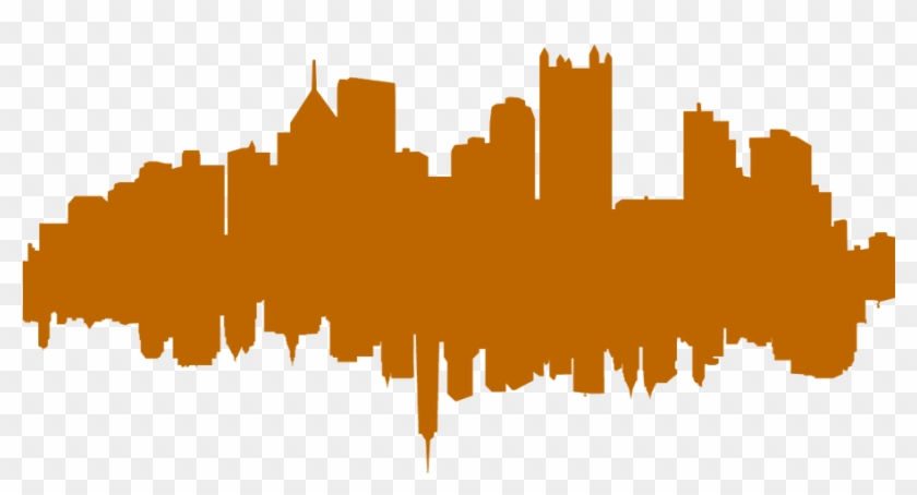 Retro Pittsburgh City Skyline, Sublimation Design, Pennsylvania Clipart, Print and Cut Sticker, Digital Download, State Decals, Retro Font