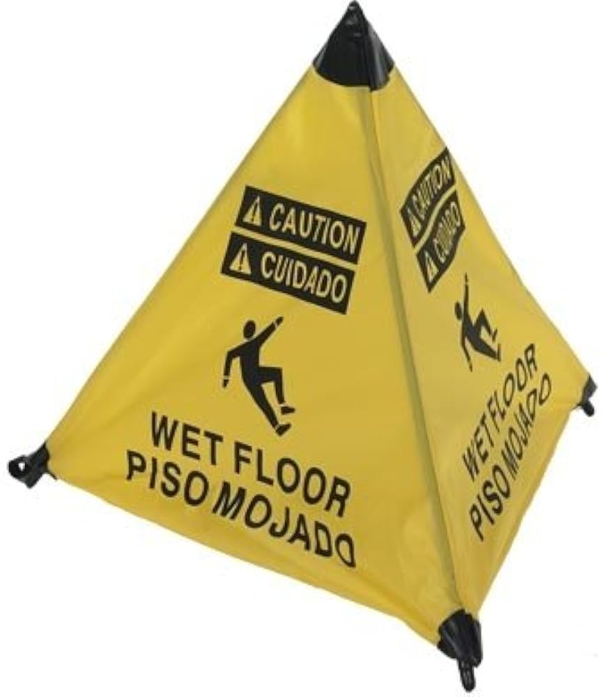 wet floor sign clipart