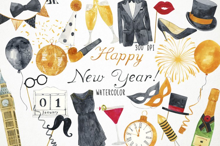new years clipart