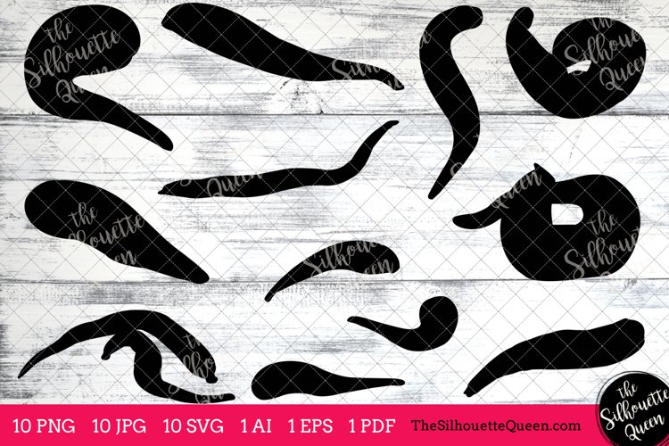 Cartoon of a Thinking Leech - Royalty Free Vector Clipart by 