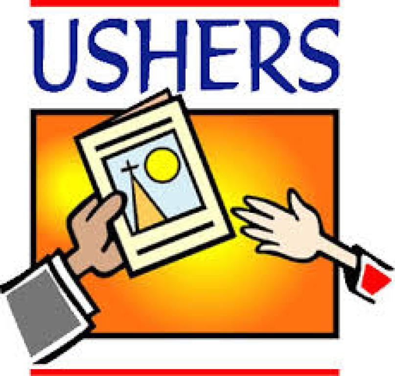 Usher Outline for Classroom / Therapy Use - Great Usher Clipart