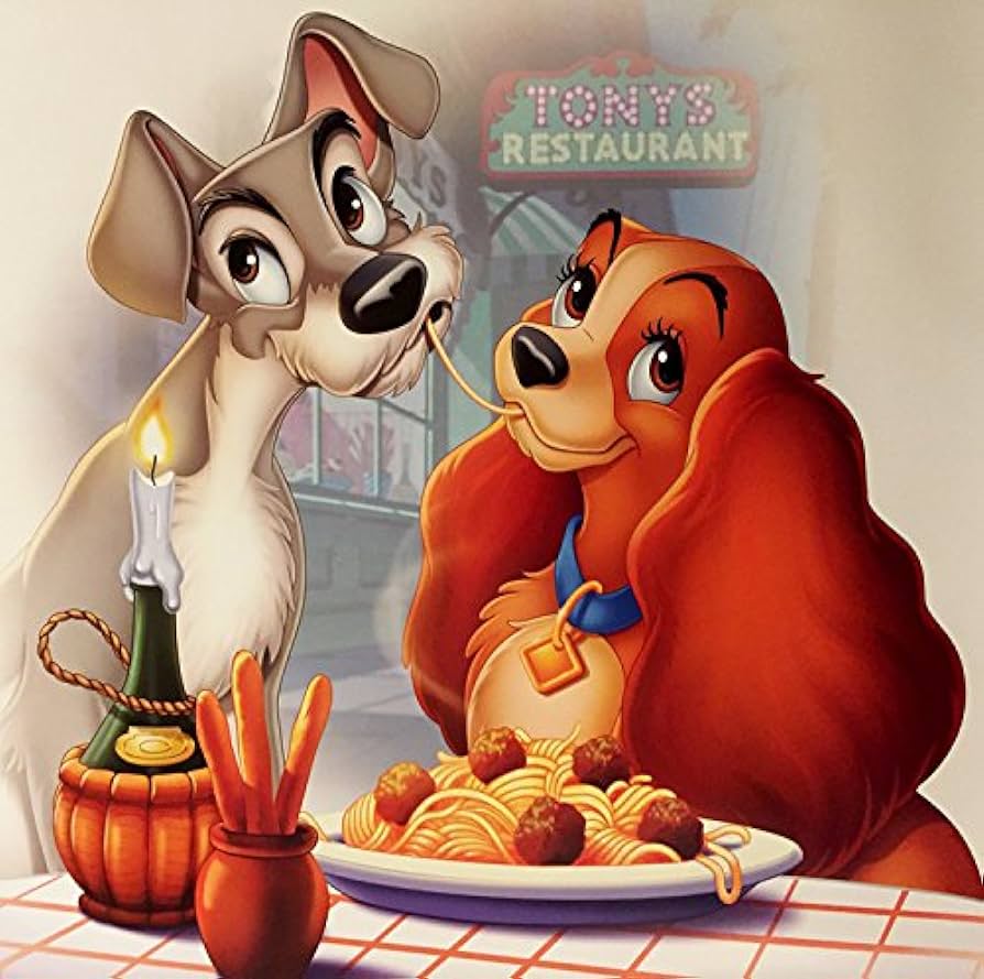Spaghetti Lady And The Tramp Clip Art, HD Png Download 