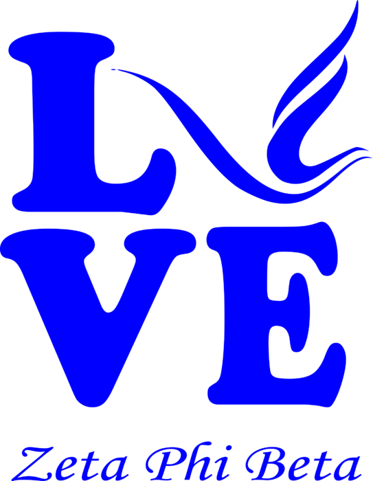 zeta phi beta clipart