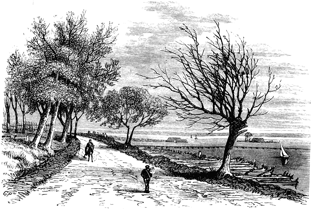 dirt road clipart