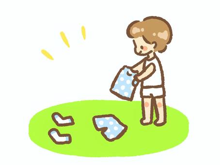 taking off clothes clipart