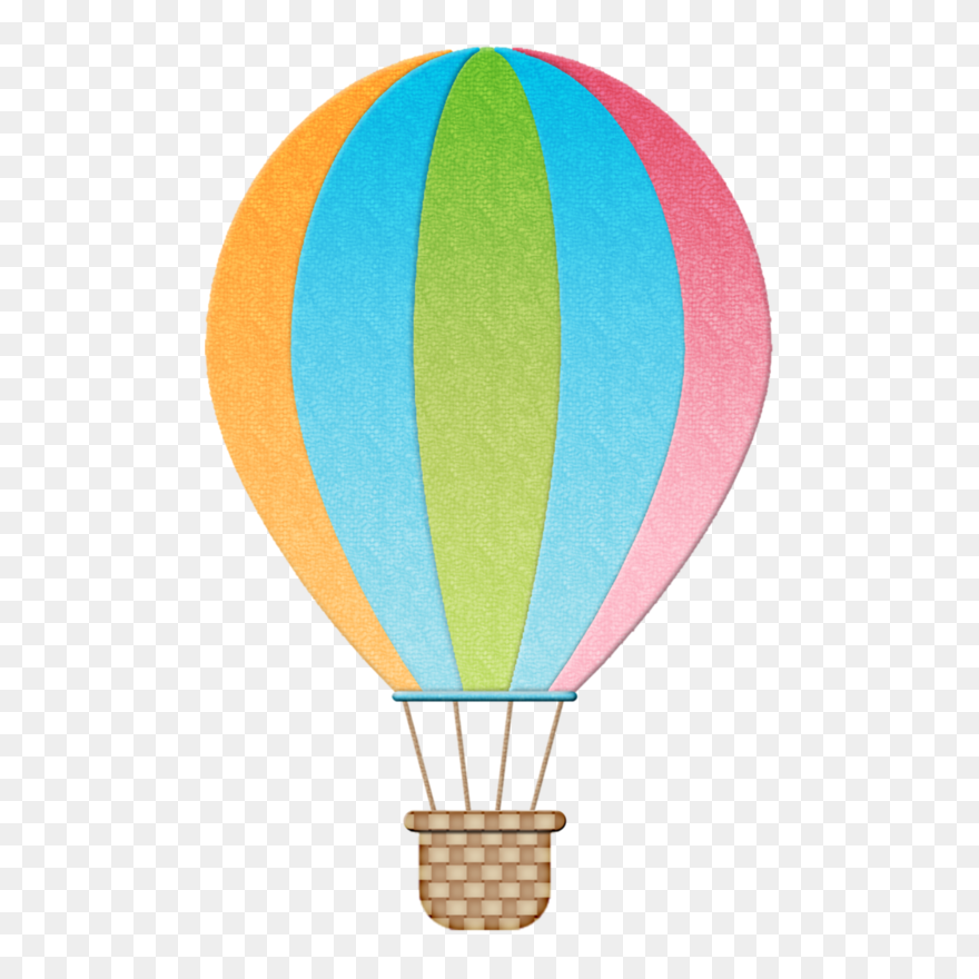 hot air balloon basket clipart