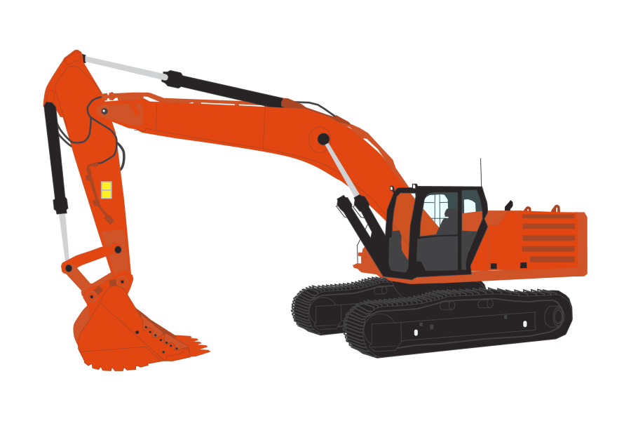 excavator clipart