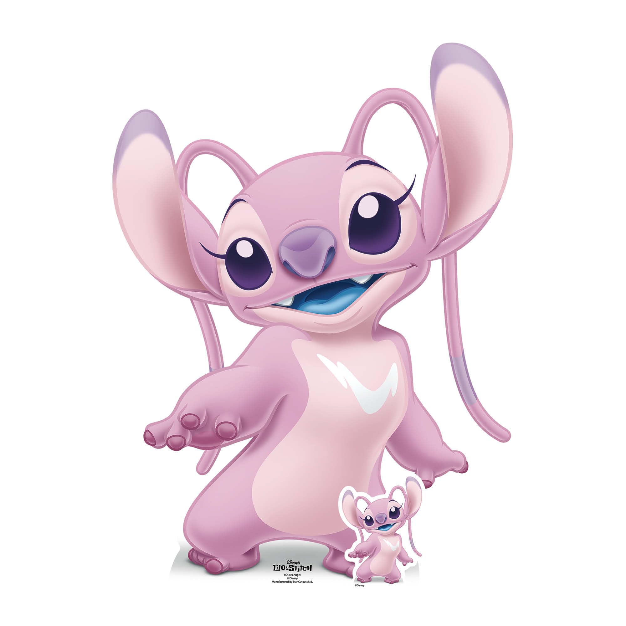 Stitch Angel Cute Clipart PNG Files DIGITAL DOWNLOAD Commercial