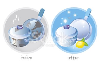 clean dishes clipart