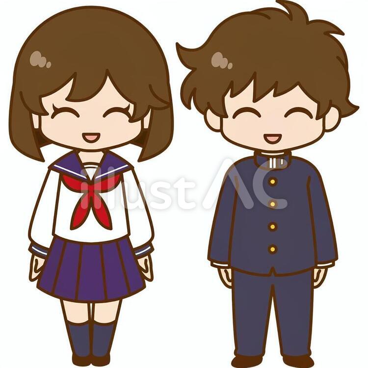 Premium Vector | African american boy and girl in school uniform