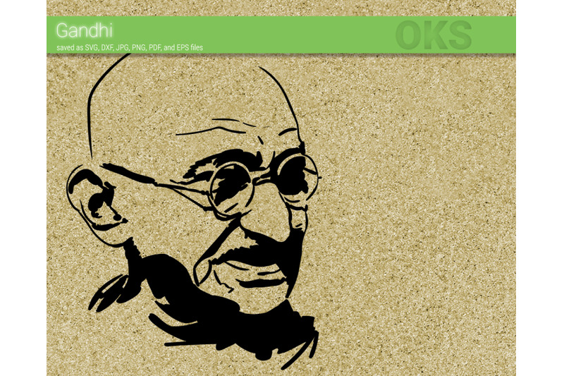 gandhi clipart