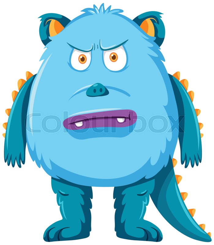 scary monster clipart