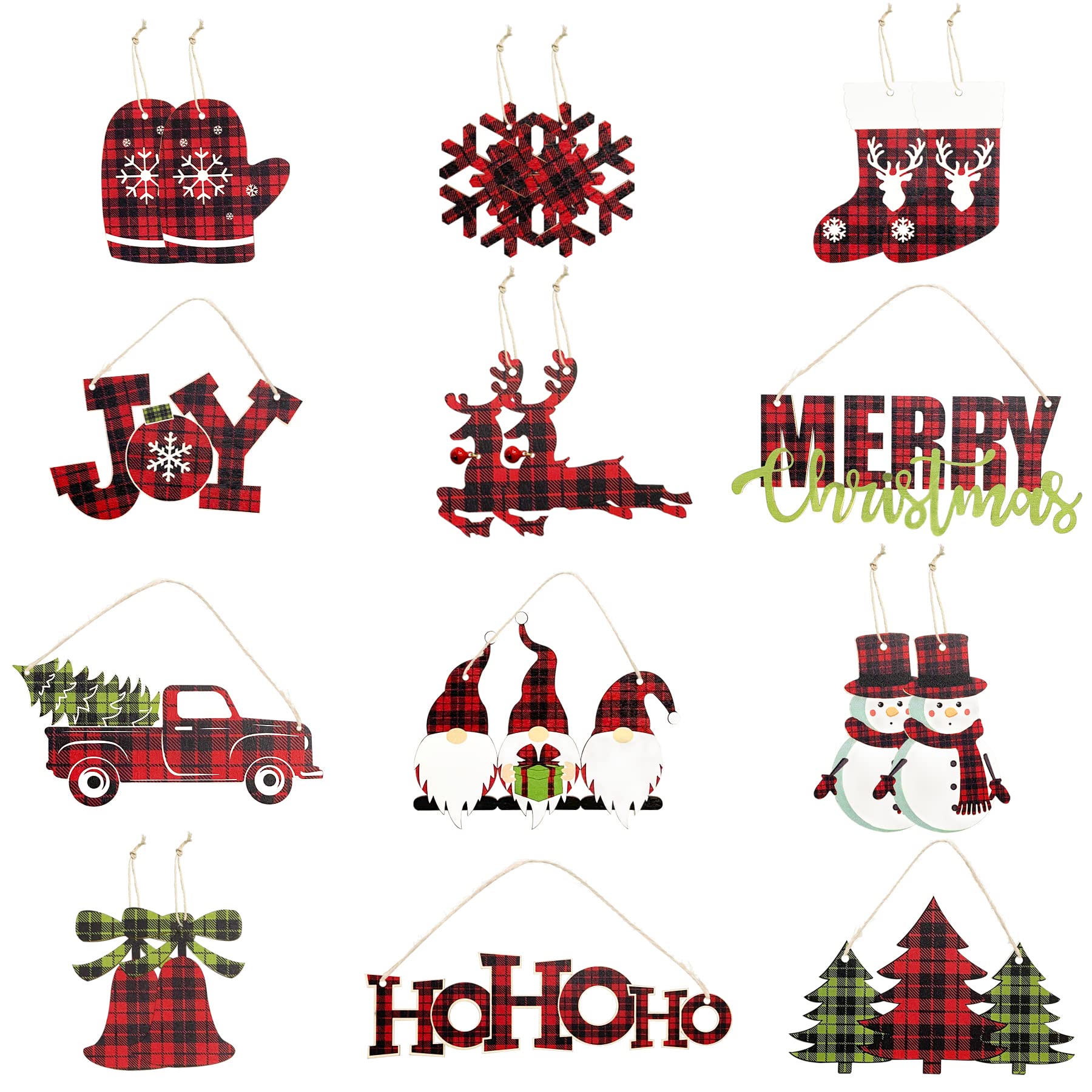 Christmas Tree Buffalo Check Clip Art - Plaid Christmas Trees by - Clip ...