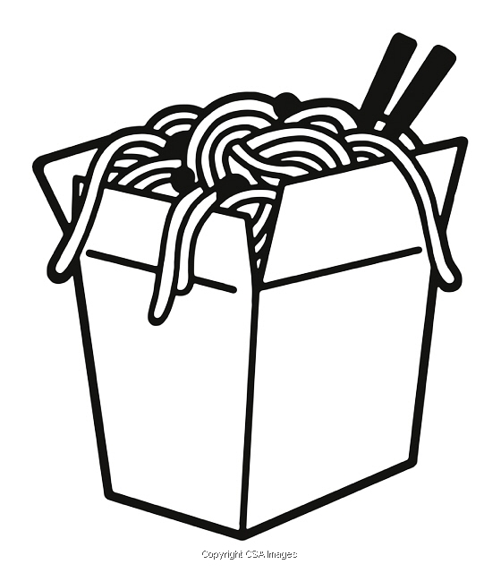 chinese takeout clipart