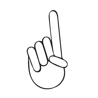 One Finger PNG Transparent Images Free Download | Vector Files - Clip ...