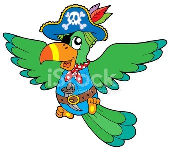 Pirate parrot Royalty Free Vector Image - VectorStock - Clip Art Library