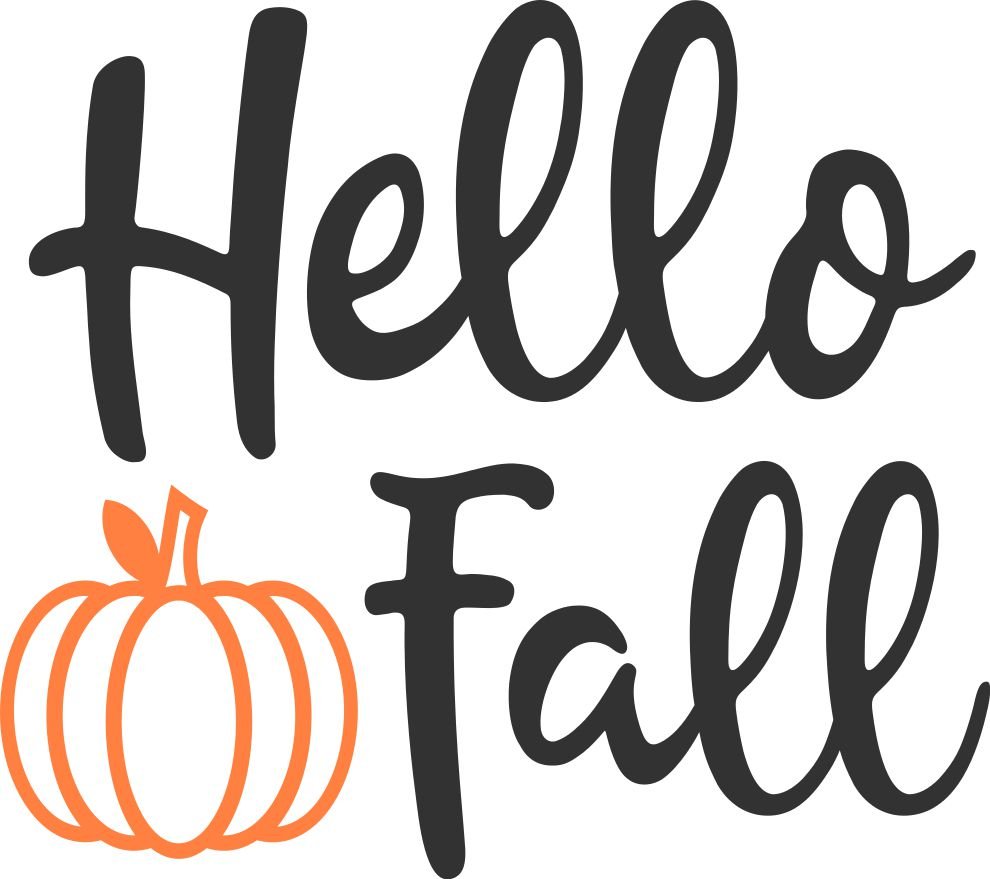 Hello Fall print art Captions print art at EmbroideryDesigns.com - Clip ...