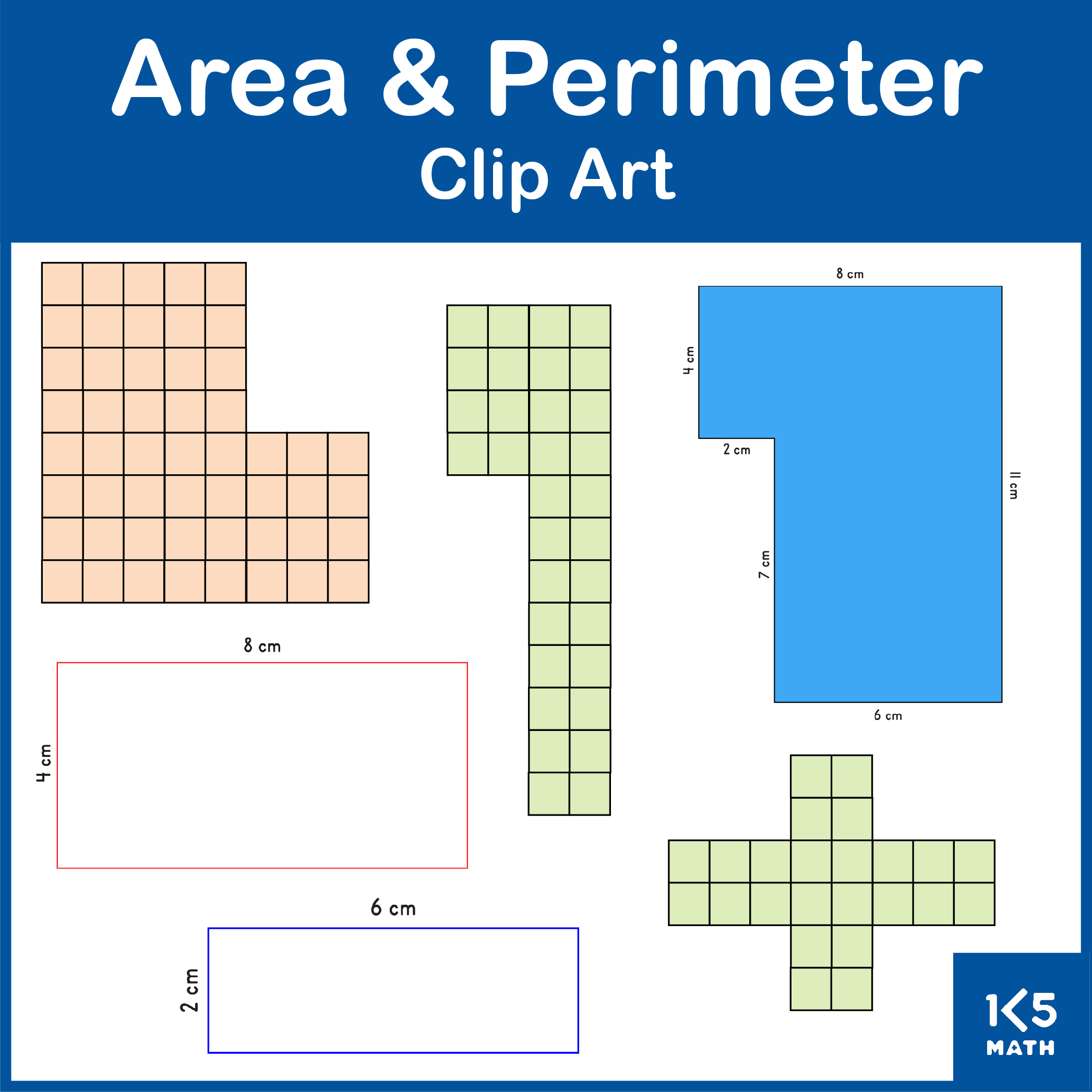 Area & Perimeter Clipart - Set 1 - Clip Art Library