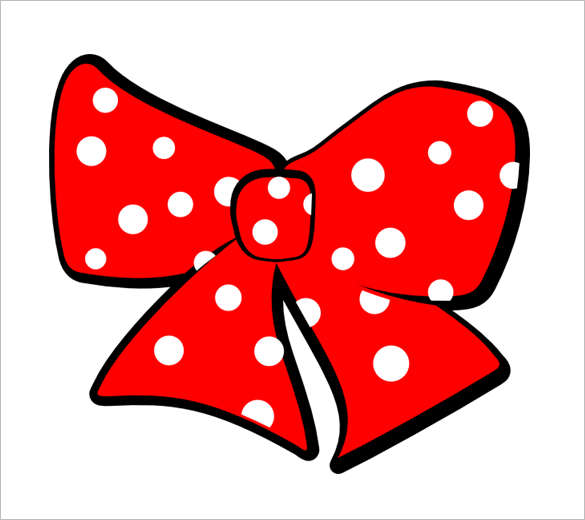 minnie mouse bow clipart