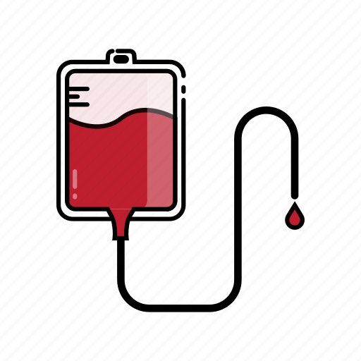 Blood Bag Isolated On White Vector Stock Vector (Royalty Free - Clip
