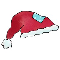 clipart santa hat